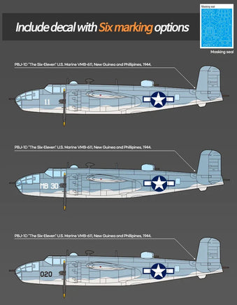 1/48 Academy USMC PBJ-1D (B-25 Mitchell) 12334 - MPM Hobbies
