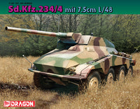 1/35 Dragon Model Sd.Kfz. 234/4 mit 7.5cm L/48 '39-'45 Series 6814