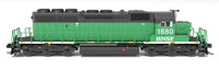 N Broadway Ltd EMD SD40-2 BNSF 1686 BN Black/Green/White w/Patch Paragon4 Sound/DC/DCC 9463