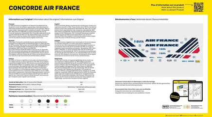 1/125 Heller Concorde Air France STARTER KIT - MPM Hobbies
