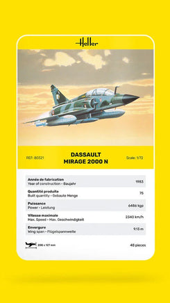 1/72 Heller Mirage 2000 N - MPM Hobbies