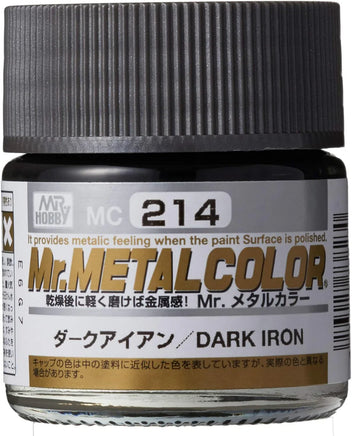 Mr. Hobby - Mr. Metal Color Dark Iron 10ml - MC214 - MPM Hobbies