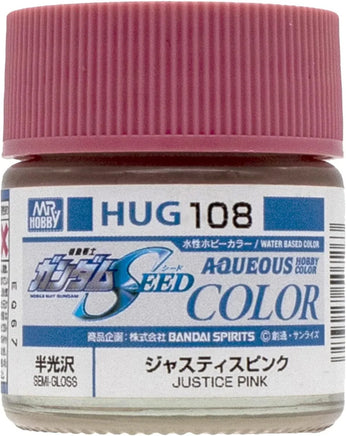 Mr. Hobby Justice Pink (Semi-Gloss) 10ml - HUG108 - MPM Hobbies