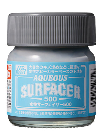 Mr. Hobby Aqueous Black Surfacer 500 (40ml) - HSF04 - MPM Hobbies