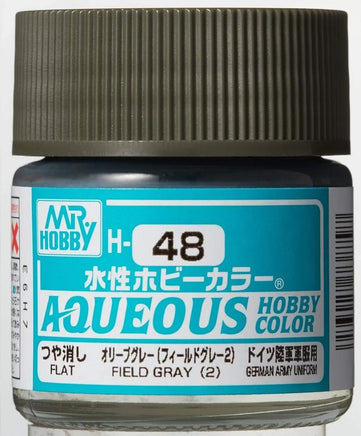Mr. Hobby Gloss Field Gray (2) 10ml - H48 - MPM Hobbies