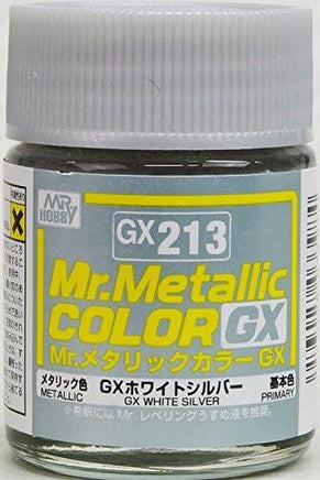 Mr. Hobby Metallic White Silver 18ml - GX213 - MPM Hobbies