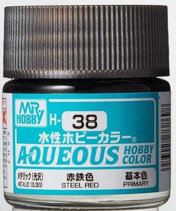 Mr. Hobby Metallic Steel Red 10ml - H38 - MPM Hobbies