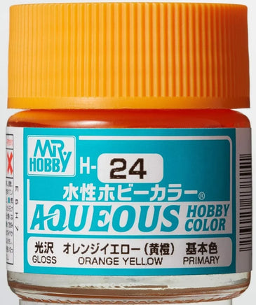 Mr. Hobby Gloss Orange Yellow 10ml - H24 - MPM Hobbies