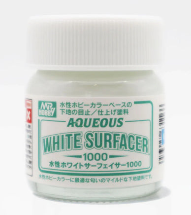 Mr. Hobby Aqueous White Surfacer 1000 (40ml) - HSF02 - MPM Hobbies