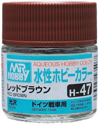 Mr. Hobby Gloss Red Brown 10ml - H47 - MPM Hobbies
