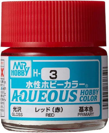 Mr. Hobby Gloss Red 10ml - H3 - MPM Hobbies