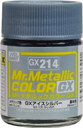 Mr. Hobby Metallic Ice Silver 18ml - GX214 - MPM Hobbies