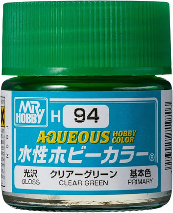 Mr. Hobby Gloss Clear Green 10ml - H94 - MPM Hobbies