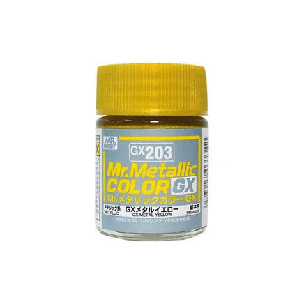 Mr. Hobby Metallic Yellow 18ml - GX203 - MPM Hobbies