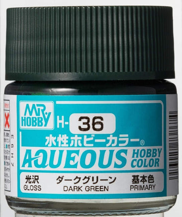 Mr. Hobby Gloss Dark Green 10ml - H36 - MPM Hobbies