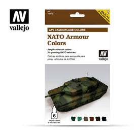 Vallejo 6ml Set of 8 NATO Armour Colors - 78413