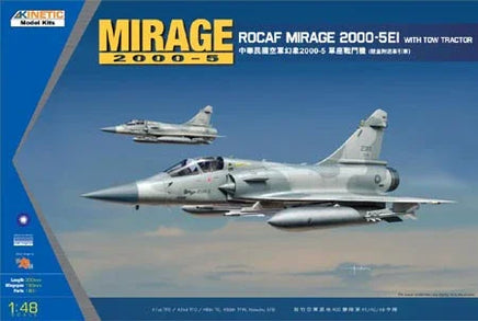 1/48 Kinetic ROCAF Mirage 2000-5Ei with Tow Tractor 48045 - MPM Hobbies