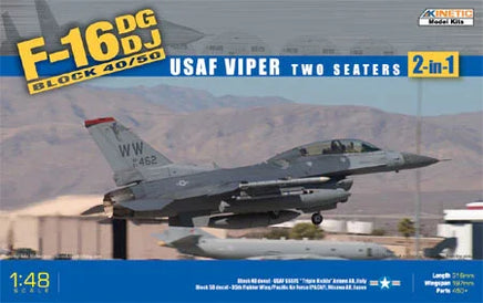 1/48 Kinetic F-16DG/DJ Block 50 - USAF Viper 2-IN-1 48005 - MPM Hobbies