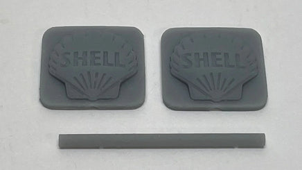 N Phoenix Precision Shell Gas Sign with Pole 30647 - MPM Hobbies