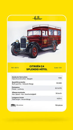 1/24 Heller Citroen C4 "Splendid Hotel" - MPM Hobbies