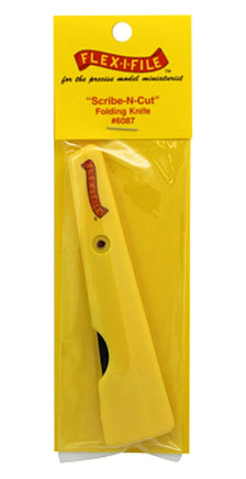 Alpha Abrasives Scribe-N-Cut Knife Folding Knife - #6087 - MPM Hobbies