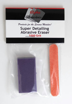 Alpha Abrasives 1000 Grit Super Detailing Abrasive Eraser - #64052 - MPM Hobbies