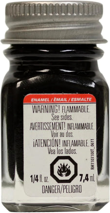 Testors Black Flat Enamel Paint 1149 - MPM Hobbies