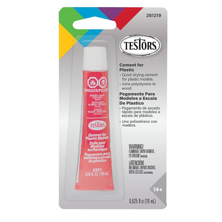 Testors Cement For Plastics 5/8 oz. 281219 - MPM Hobbies