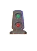 HO Tomar Signal - Two Light Dwarf Signal - Green/Red 852 - MPM Hobbies