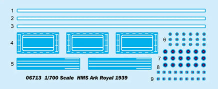 1/700 Trumpeter HMS Ark Royal 1939 - 06713 - MPM Hobbies