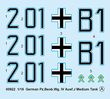 1/16 Trumpeter German Pz.Beob.Wg. IV Ausf.J Medium Tank - 00922 - MPM Hobbies