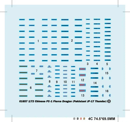 1/72 Trumpeter Chinese FC-1 Fierce Dragon - 01657 - MPM Hobbies