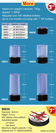 Trumpeter Showcase Round Turntable - 09833 - MPM Hobbies