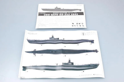 1/144 Trumpeter USS Gato SS-212 1941 - 05905 - MPM Hobbies