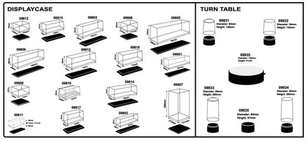 Trumpeter Display Case 257 x 66 x 82mm - 09802 - MPM Hobbies