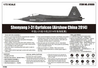 1/72 Trumpeter Shenyang J-31 Gyrfalcon (Airshow China 2014) - 01666 - MPM Hobbies
