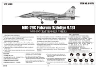 1/72 Trumpeter MIG-29C Fulcrum - 01675 - MPM Hobbies