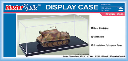 Trumpeter Display Case 170 x 75 x 67mm - 09816 - MPM Hobbies
