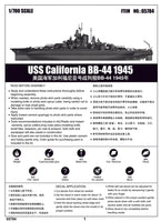 1/700 Trumpeter USS California BB-44 1945 - 05784 - MPM Hobbies