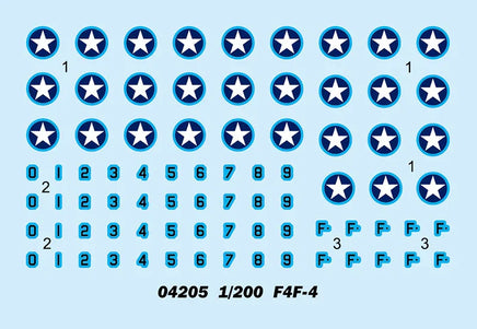 1/200 Trumpeter F4F Wildcat - 04205 - MPM Hobbies