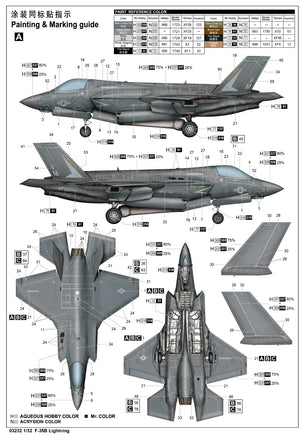 1/32 Trumpeter F-35B Lightning 03232 - MPM Hobbies