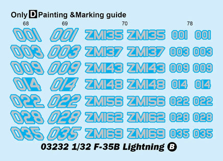 1/32 Trumpeter F-35B Lightning 03232 - MPM Hobbies