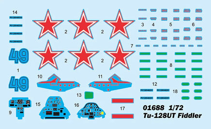 1/72 Trumpeter Tu-128UT Fiddler - 01688 - MPM Hobbies