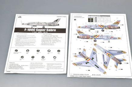 1/72 Trumpeter F-100C Super Sabre 01648 - MPM Hobbies