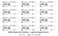 1/35 Trumpeter Modern U.S. Soldiers – Logistics Supply Team - 00429 - MPM Hobbies