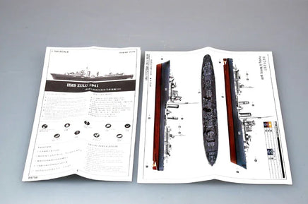 1/700 Trumpeter Tribal-Class Destroyer HMS Zulu (F18) 1941 - 05758 - MPM Hobbies