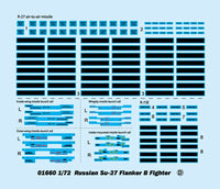 1/72 Trumpeter Russian Su-27 Flanker B Fighter - 01660 - MPM Hobbies
