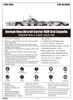 1/700 Trumpeter German Navy Aircraft Carrier DKM Graf Zeppelin - 06709 - MPM Hobbies