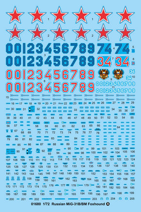 1/72 Trumpeter Russian MiG-31B/BM Foxhound - 01680 - MPM Hobbies