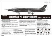 1/72 Trumpeter Chinese J-20 Mighty Dragon - 01663 - MPM Hobbies
